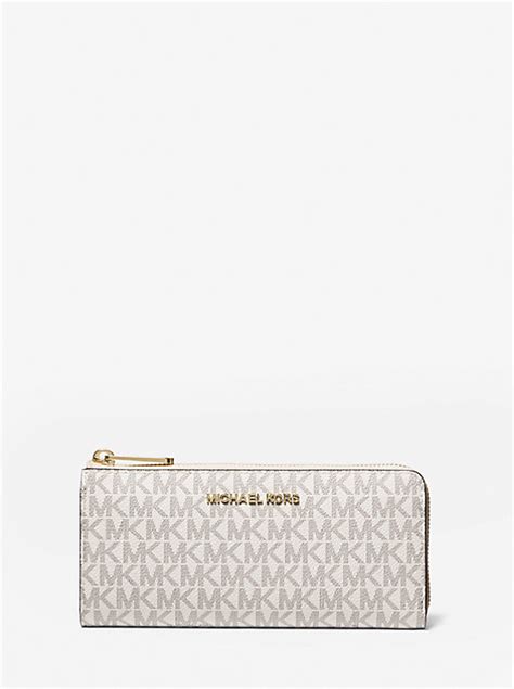 michael kors quarter zip wallet|Michael Kors jet set wallet.